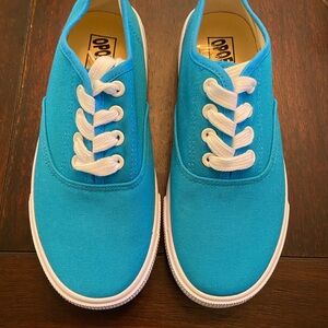OP Bright Blue women’s canvas shoes